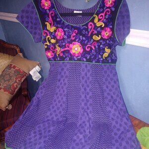 Maxx India Embroidery Empire Dress